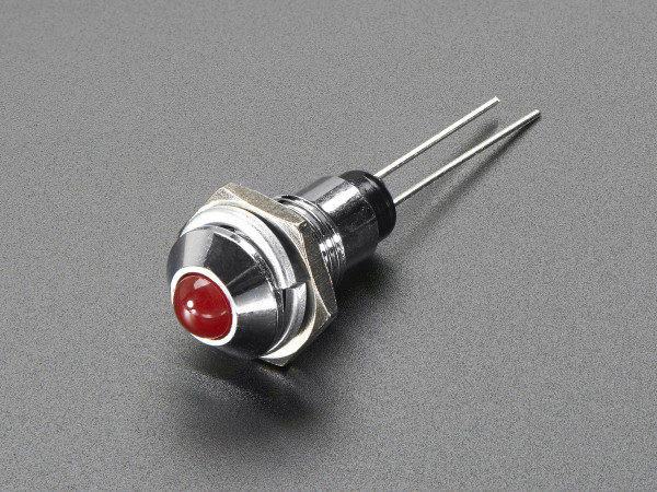 5mm Chromed Metal Wide Convex Bevel LED-Halter - Packung mit 5 - Melopero  Elektronik