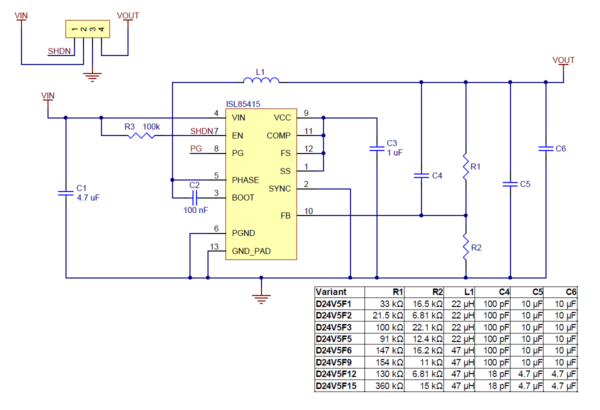 Pololu 5V, 500mA Step-Down Voltage Regulator D24V5F5 - Melopero Electronics