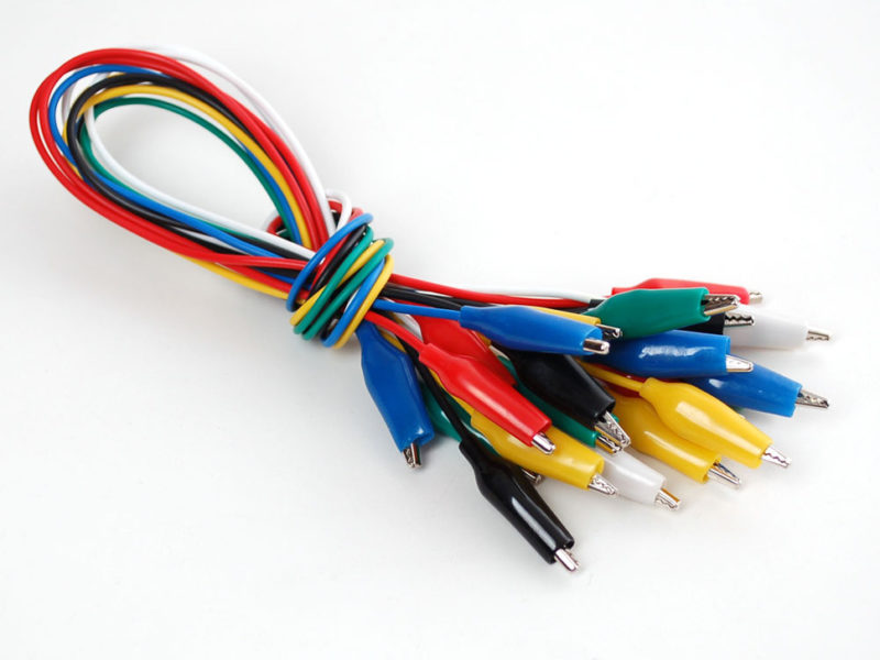 Scully Laughter Patience Cable de prueba de pinza cocodrilo pequeña (juego de 12) - Melopero Electrónicos Scully Laughter Patience Cable de prueba de pinza cocodrilo pequeña (juego de 12) - Melopero Electrónicos