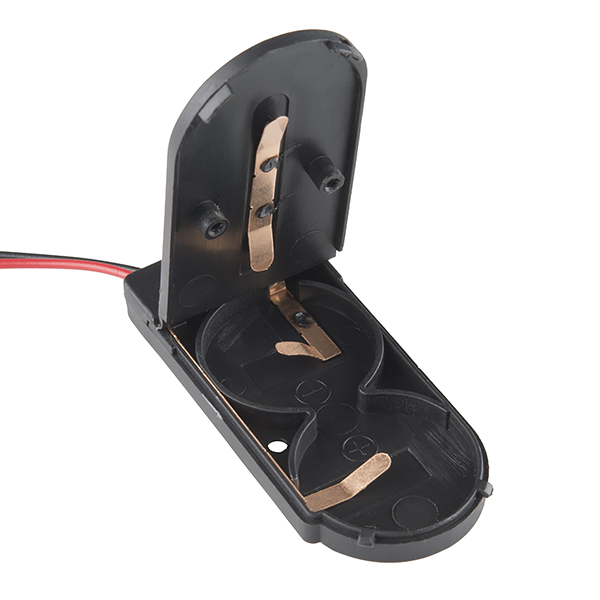 Coin Cell Battery Holder 2xCR2032 (Enclosed) Melopero Electronics