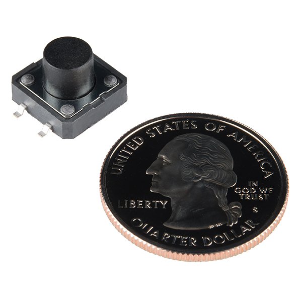 Tactile Button - SMD (12mm) - Melopero Electronics