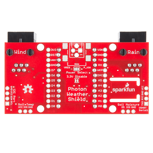 Sparkfun photon weather shield melopero electronics