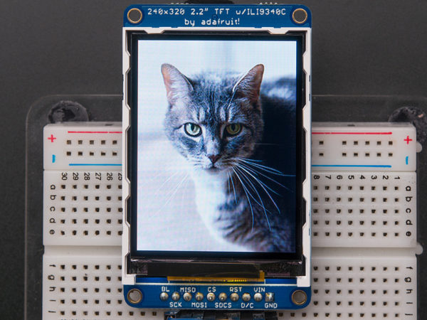 1.8 Color TFT LCD display with MicroSD Card Breakout