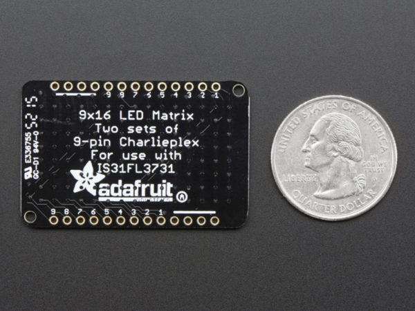 CharliePlex LED Matrix Display Bonnets - Adafruit