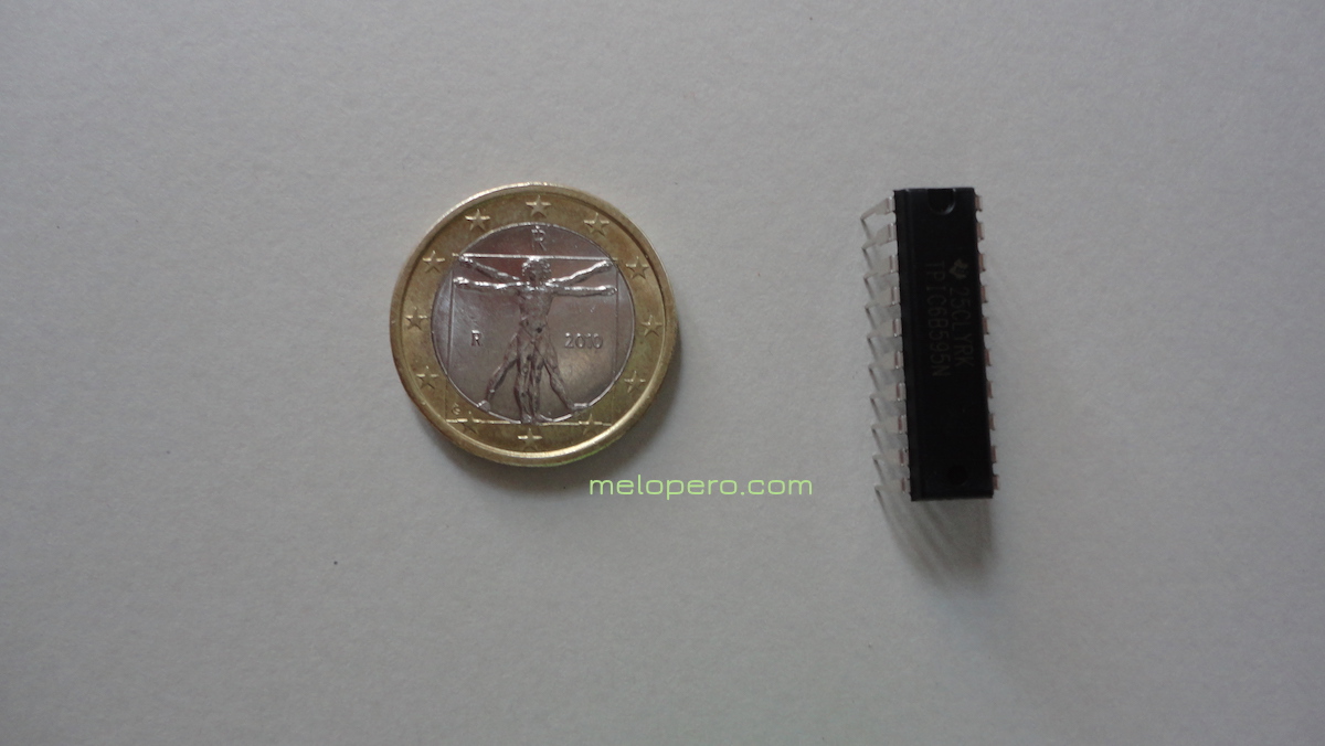 TPIC6B595 High Power Shift Register - TPIC6B595 - Melopero Electronics