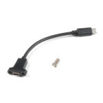 15455-Panel_Mount_USB C_Extension_Cable-_-_-6 01in.