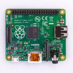 Raspberry Pi Model A + - overhead