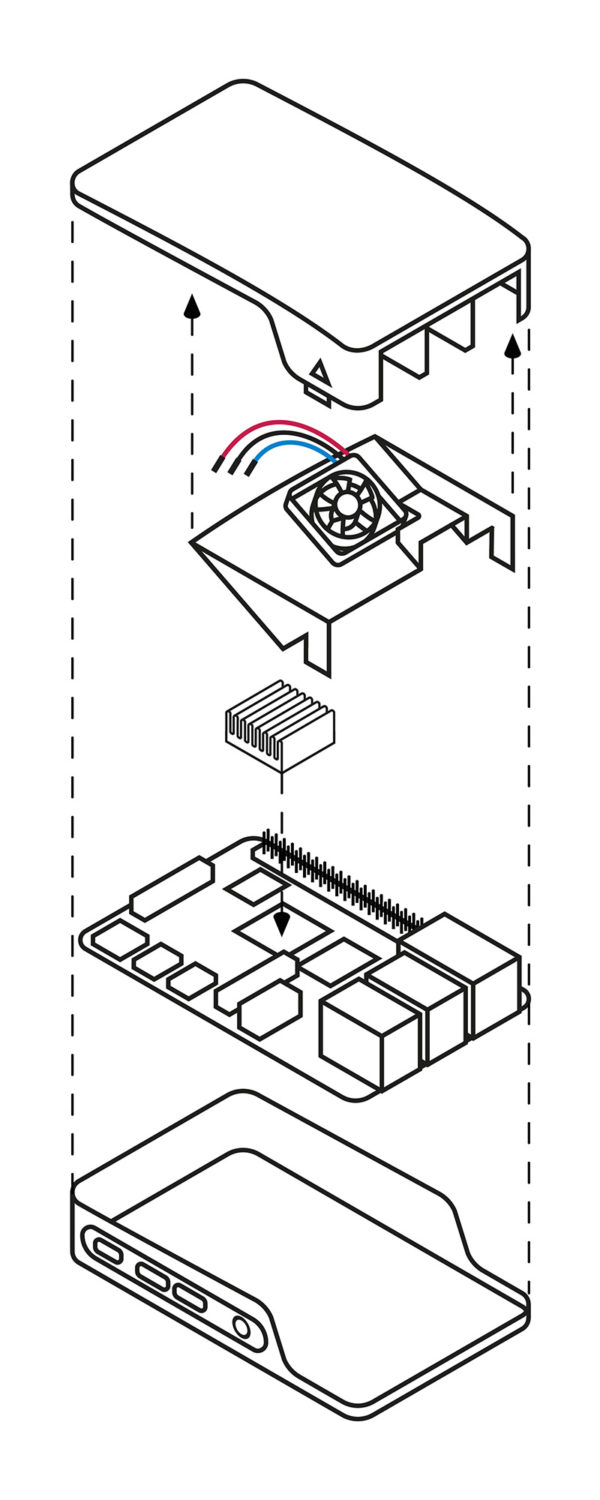 Alimentation officielle Raspberry Pi 4 5.1V 3A - Raspberry Pi Maroc