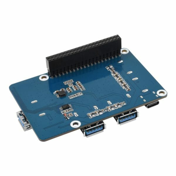 3.2 Gen1 HAT por Raspberry Pi, 4 puertos USB 3.2 Gen1, sin controlador - Melopero Electrónica