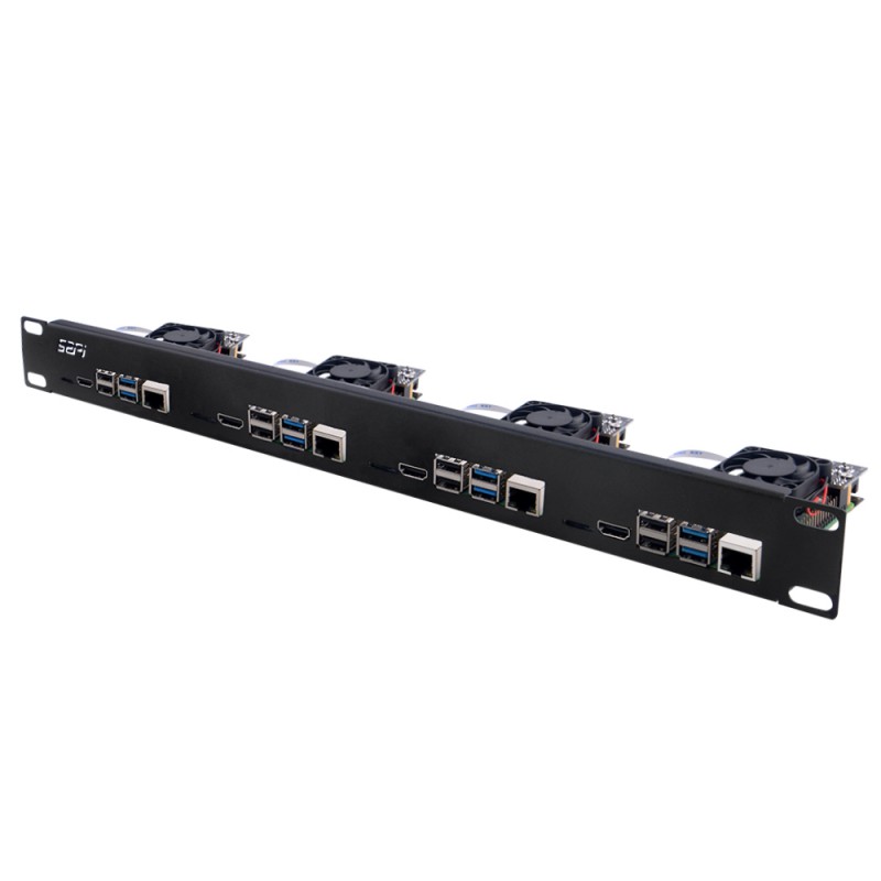 LZ-12/R - DISTRIBUTORE DI ALIMENTAZIONE 12/24V 16 USCITE 1A SCHEDA PCB MONTAGGIO RACK 19